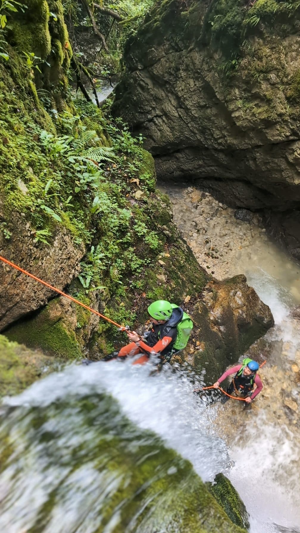 Canyoning through Georgian canyons