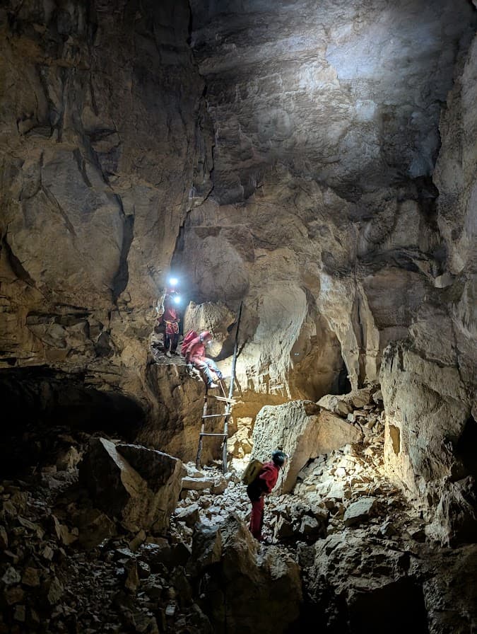 Exploring caves in Georgia